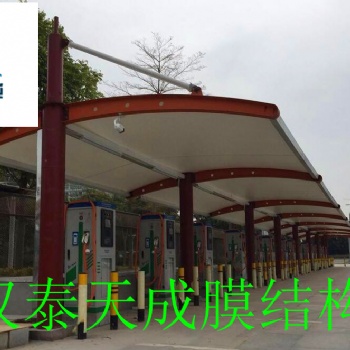湖北車棚膜結(jié)構(gòu) 黃岡汽車停車棚膜結(jié)構(gòu)
