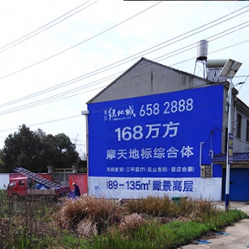 咸寧嘉魚縣戶外墻體廣告設計制作，承接戶外廣業務