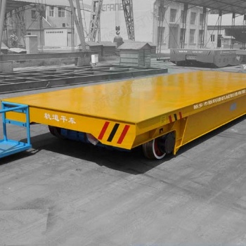 滑觸線供電式KPJ-10噸電動(dòng)平車(chē)實(shí)物圖 拓普利德軌道平車(chē)價(jià)格
