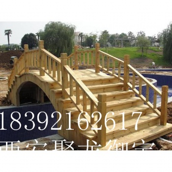 西安仿古拱橋，景觀拱橋，公園拱橋，防腐木拱橋