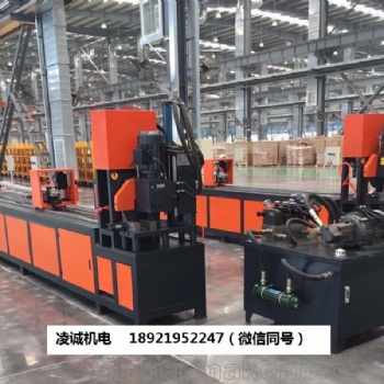 張家港凌誠系列全自動(dòng)數(shù)控液壓沖孔機(jī)、送料機(jī)
