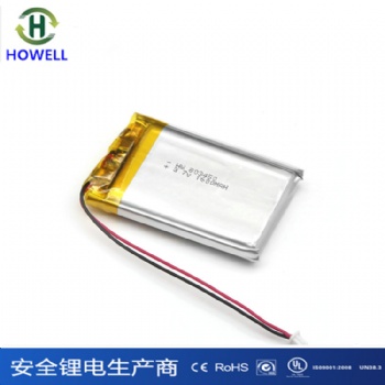 3.7V美容按摩儀鋰電池803450-1600mAh數(shù)碼相機(jī)電池 智能家居電池