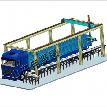 定制淀粉機(jī)械手裝車機(jī) 全自動垛料裝車機(jī)器人