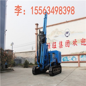 功率強(qiáng)勁多功能履帶鉆機(jī) 光伏孔巖石鉆機(jī)