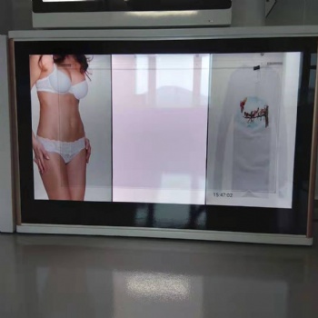 東莞惠華電子55寸高度透明屏展柜、LED透明液晶展柜、透明櫥窗展示柜