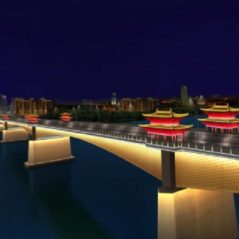 深圳LED河道夜景亮化設計方案