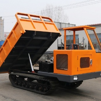 農(nóng)活農(nóng)用 短途 用橡膠履帶式石頭運(yùn)輸車 履帶式自卸車生產(chǎn)廠家