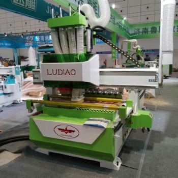 木工數控開料機全自動四工序板式家具1325三工序木工機械板雕刻機