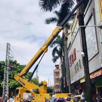 惠州博羅路燈維護云梯車路面監(jiān)控安裝高空車路燈安裝登高車出租報價