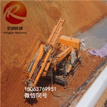 高邊坡支護(hù)鉆機(jī)型號(hào)供應(yīng)6米，8米，10米 液壓護(hù)坡錨固鉆機(jī)