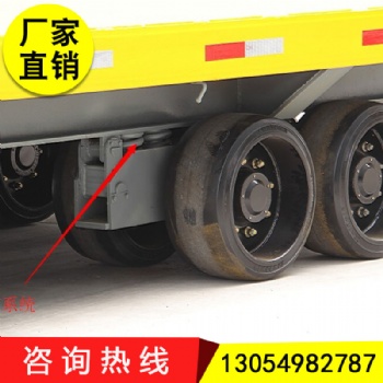 山東源隆非標定制30噸廠區平板拖車
