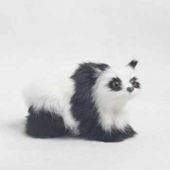 仿真皮毛動物國寶熊貓模型玩具玩偶禮物節(jié)日禮品