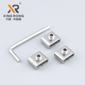 供應(yīng)興榮XR-環(huán)保可拆卸螺絲型不銹鋼扎扣 不銹鋼卡扣