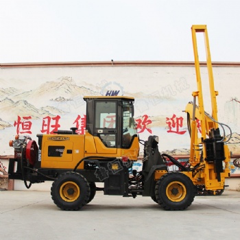 山地工程全液壓公路打樁機 護(hù)欄打樁機