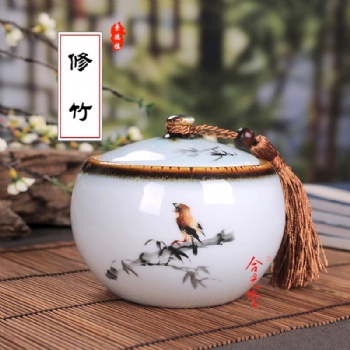 景德鎮(zhèn)陶瓷密封茶葉罐 手繪茶葉罐生產(chǎn)批發(fā)廠(chǎng)家