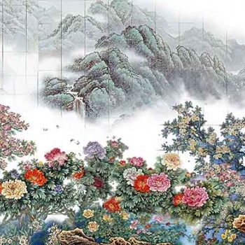 酒店大堂裝飾陶瓷壁畫(huà)手繪陶瓷壁畫(huà)景德鎮(zhèn)大型陶瓷壁畫(huà)廠