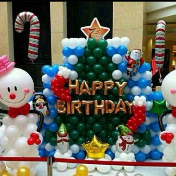 北京年會(huì)氣球布置，圣誕氣球裝飾，生日壽宴氣球布置