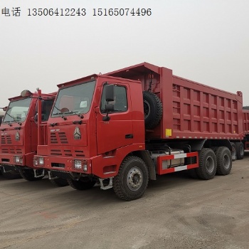 新款豪沃工程勇士30礦后八輪礦山自卸車371馬力報價配置圖片
