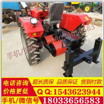 500型四輪拖拉機(jī)絞盤拖拉機(jī)改裝牽引機(jī)雙杠絞車50馬力四輪絞磨機(jī)