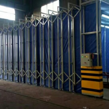 浙江移動(dòng)環(huán)保伸縮房汽車烤漆房干式噴漆柜偉航制造