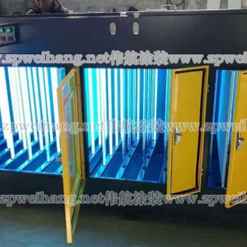 鄒平偉航全新UV光氧凈化設備，光氧催化設備，水簾噴漆柜，活性炭柜偉航制造