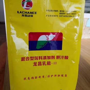 龍昌膽汁酸降低肉雞料肉比提高飼料利用率