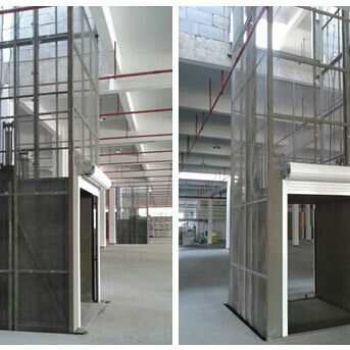 重慶導軌式升降機結構堅固載重量大升降平穩操作方便