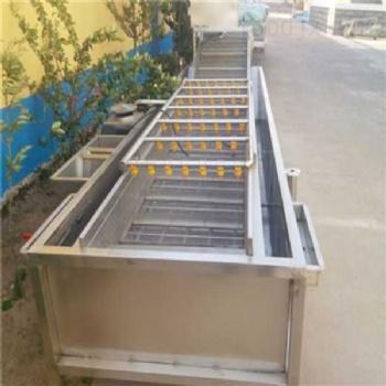 廠家生產全自動蔬菜清洗機 胡蘿卜氣泡清洗機