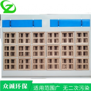 眾誠環保干式噴漆柜，廢氣處理