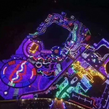 大型燈展，燈會，恐龍模型，彩燈