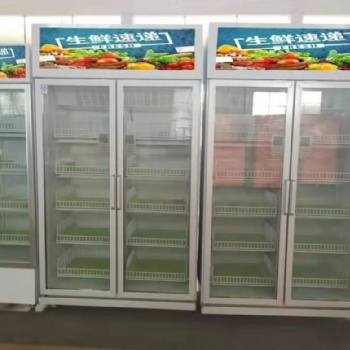 廣州社區(qū)蔬菜水果團(tuán)購自提柜 自動售賣機(jī)
