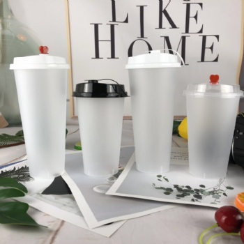 江西萍鄉(xiāng)新余鷹潭塑料奶茶杯定做，奶茶封口膜定做，熱飲咖啡紙杯定制廠家