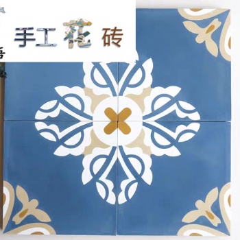 砼語廠家批發(fā)定制地面磚 砼語水泥手工花磚