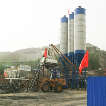 HZS90混凝土攪拌站-華鑫建機