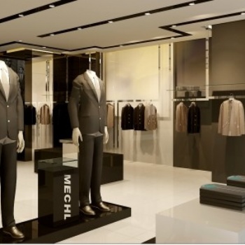 濟南服裝展柜，女裝展示柜，男裝正裝展示柜設(shè)計制作