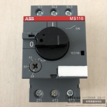 ABB電動機啟動器MS116-20設計緊湊原裝原廠出售