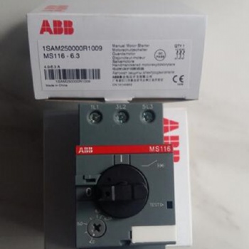 ABB馬達斷路器MS116-25電動機啟動原裝正品現貨直發