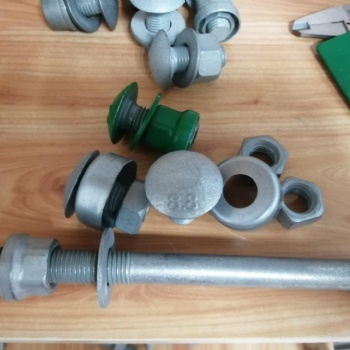 熱鍍鋅護欄螺栓規格型號分為：M16*35，M16*45,M16*50