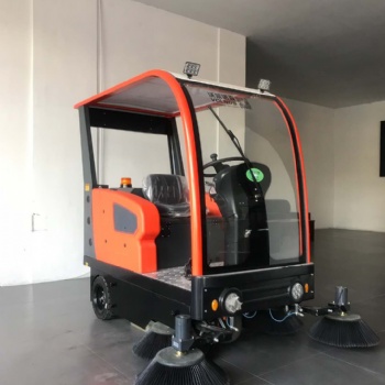 半封閉式掃地機清掃車電動工廠車間物業小區道路環衛工業掃地
