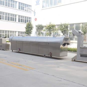 大型全自動流水線炒辣椒設備，炒辣椒機器