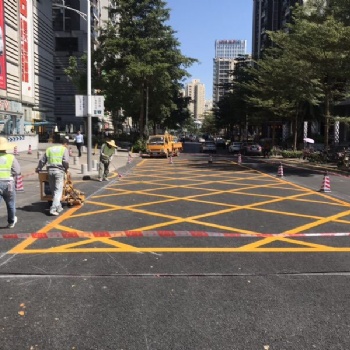 馬路標線、交通減速線、反光漆標線、禁停線、分道線、斑馬線、熱熔標線