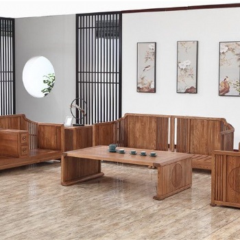 仿古中式家居實(shí)木沙發(fā)