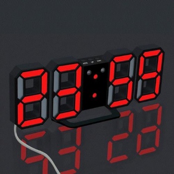 3D電子數顯LED時鐘芯片IC自動感光 3D視覺電子感溫時鐘IC