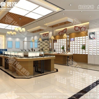 眼鏡店收銀臺，眼鏡店店展柜，眼鏡店裝修設(shè)計就找廈門升典裝飾