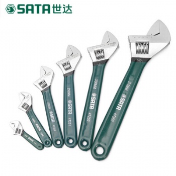 陜西世達(dá)工具沾塑活動(dòng)扳手12寸活扳供應(yīng)批發(fā)