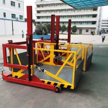 濟南移動式裝卸平臺小型裝卸貨升降機集裝箱搬運貨梯登車橋上下車神器