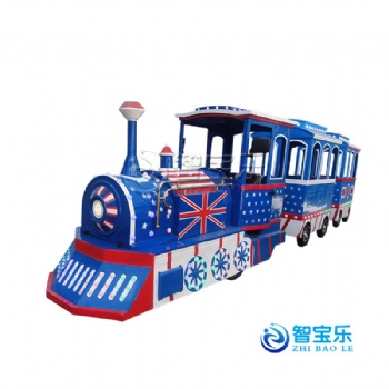 新型英倫無軌火車一推三大型豪華電動火車廣場景區(qū)好玩娛樂設(shè)施