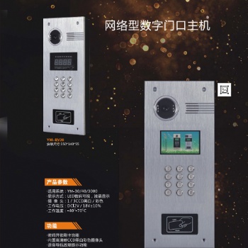 一鳴智能樓宇對(duì)講系統(tǒng) 可視對(duì)講 可視門鈴