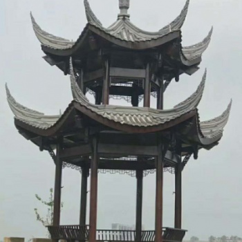 成都亭子廠家，實木涼亭專業(yè)定制，休閑涼亭直供