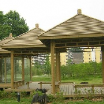 防腐木涼亭，四川仿古六角亭，古建八角亭，亭子批發(fā)價格